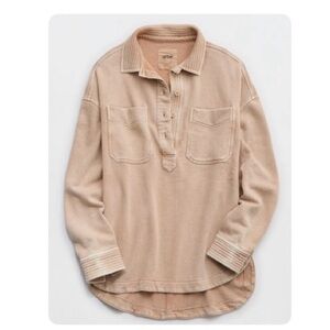 NWOT Aerie Popover Polo Sweatshirt